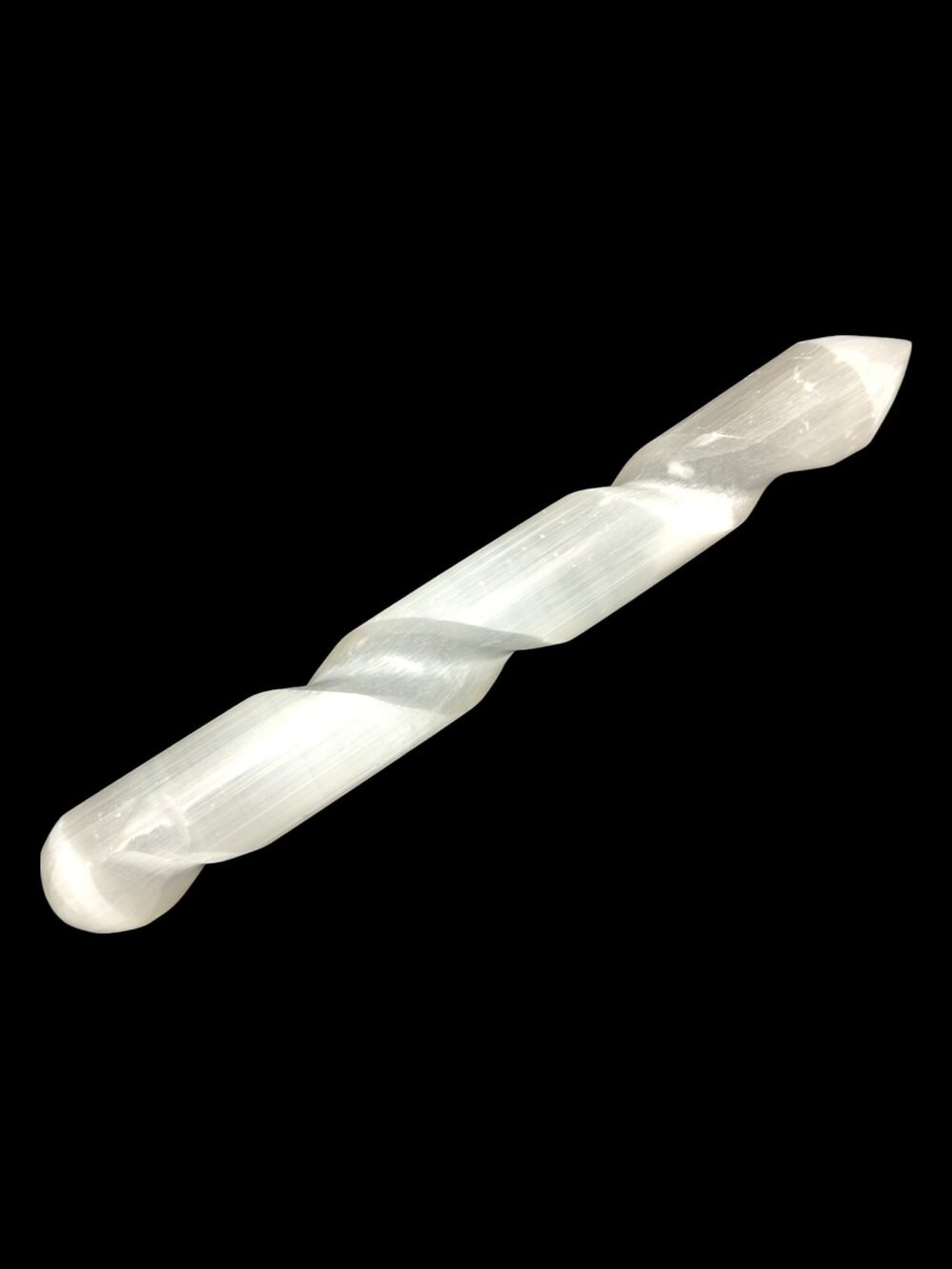 Selenite Wands Spiral Massager